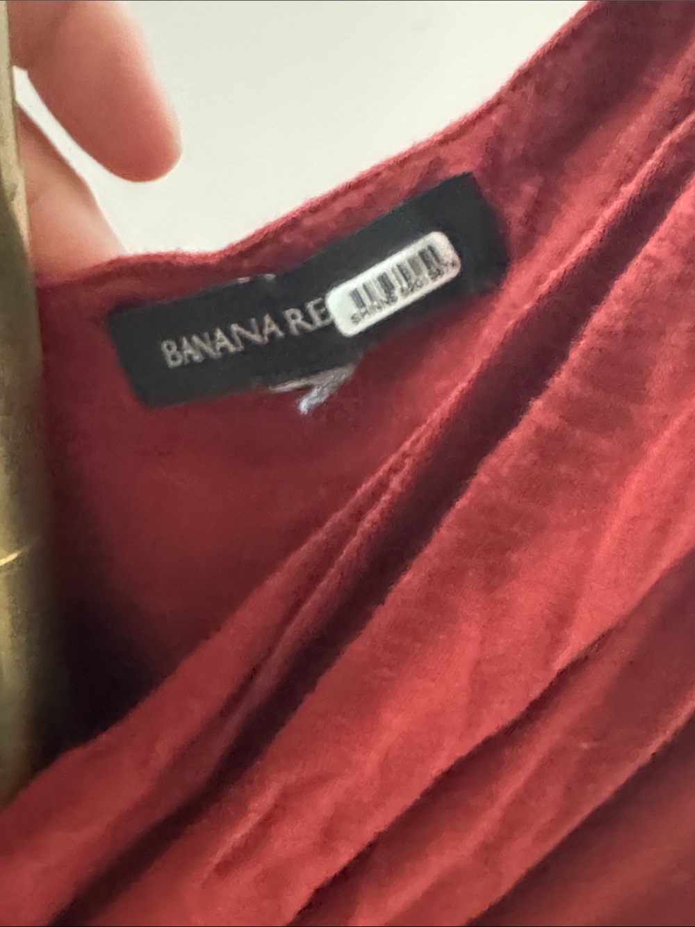 Banana Republic Rust Red V-Neck Maxi Dress - Picture 6 of 12